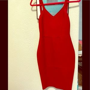 Bandage dress Mini Red